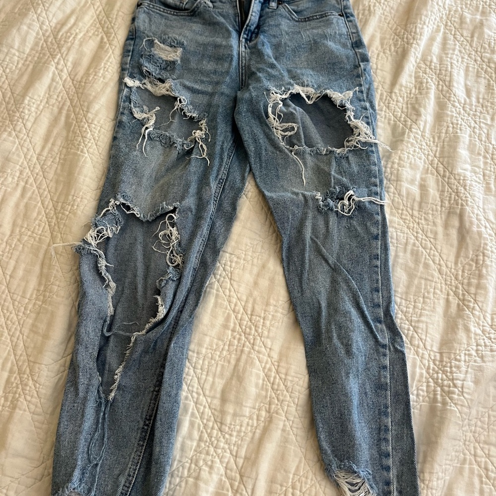 Wild Fable Blue Flare Wide Leg Jeans